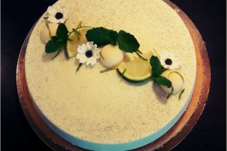 Panna cotta citron